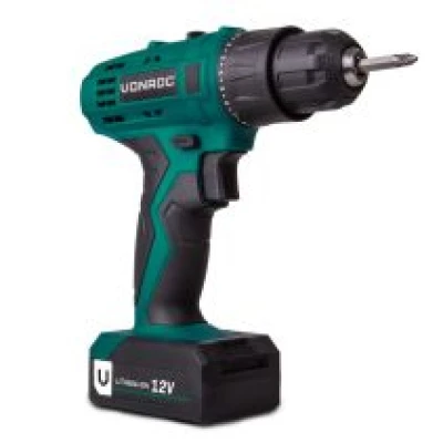 Cordless drill 12V  - Incl. battery & charger 