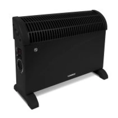 Convector heater – 2000W – Black | Turbo Fan & 3 heater settings