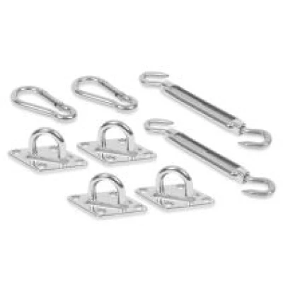 Shade Sail Mounting Kit – Rectangle – Stainless steel