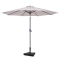 Parasoll Recanati Ø300cm – Premium parasoll - Beige | Inkl. parasollfot 20kg 