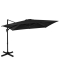 Parasoll Pisogne 300x300cm – Premium parasoll | Antracit / Svart