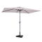 Parasoll Rapallo 200x300cm – Premiumparasoll - Beige | Inkl. parasollfot 20kg 