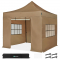 Easy-Up Partytält - 3x3 m | Set inkl. sidoväggar - Beige