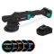 PRO Dual Action Polermaskin 20V – Ø 125mm | Inkl. 2.0Ah batteri, snabbladdare och 5 polerrondeller