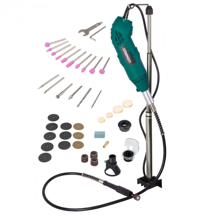 Roterande Multiverktyg 160W med felxibel axel | Inkl. 40-delars tillbehörsset main product photo