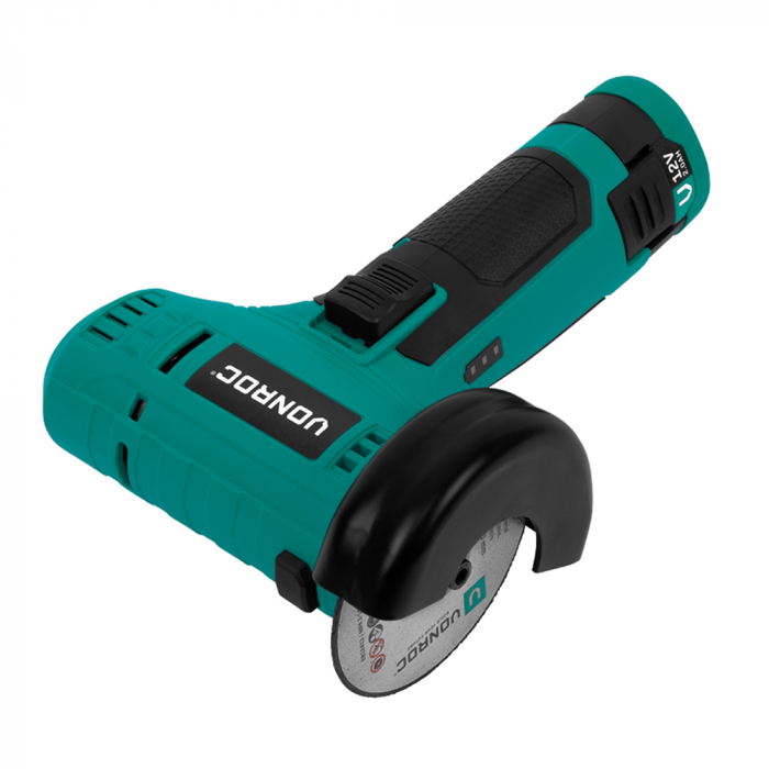 Batteridriven Vinkelslip 12V - Mini | Inkl. Batteri, USB-C Kabel och Slipskiva main product photo